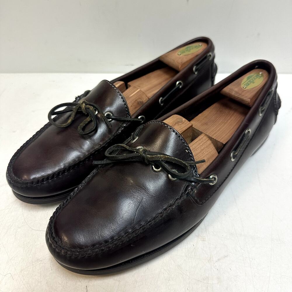 VGUC Rancourt & Co. x Polo Sportsman Boat Shoe Camp Moc Vintage Maine USA 11 D